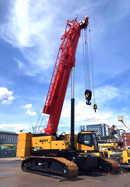Lifting higher with SANY's First & Largest Telescopic Crawler Crane SCC1300TB